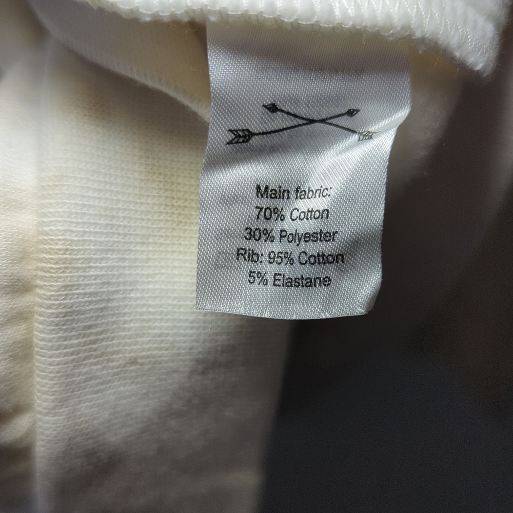 Rylee + Cru Sunshine on my Mind Sweatshirt Tan White Tie-Dye Crewneck Size 6-7 - Picture 5 of 6